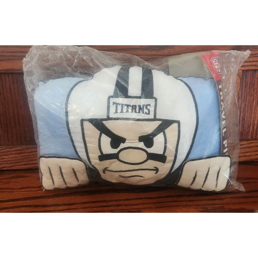New Vintage Tennessee Titans Travel‎ Pillow Buddy - Picture 1 of 5